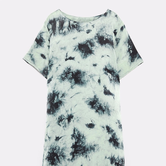 Zara Tie Dye Blouse Long Shirt Flowy blouse - Picture 5 of 9